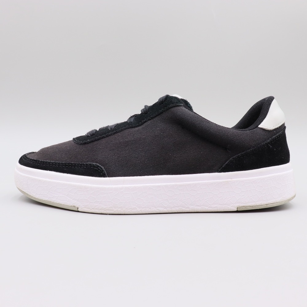 Kizik Prague Black Canvas Suede Hands-Free Slip On Sneakers Womens 7 Mens 5.5 US - Picture 3 of 8